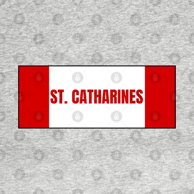 St. Catharines City in Canadian Flag Colors by aybe7elf